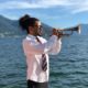 Il trombettista Ashlin Parker ad Ascona