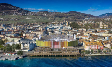 Fête des Vignerons - Progetto dell'arena per l'edizione 2019 (Architetti Grönnimann Gottreux)