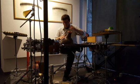 Il percussionista Luciano Zampar