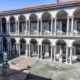 Cortile della Pinacoteca di Brera.