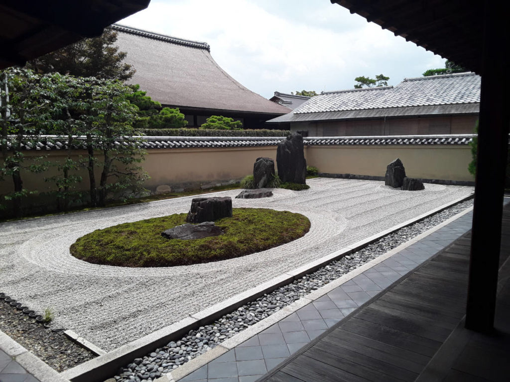 Kyoto - Giardino zen del tempio Ryogen-in