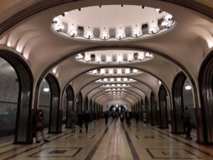 Mosca - Stazione del metro Maiakovskaia