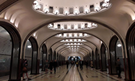 Mosca - Stazione del metro Maiakovskaia