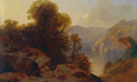 Alexandre Calame, "Il Lago dei Quattro Cantoni", 1852-1858, olio su tela, 50 x 70 cm