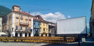 Piazza Grande a Locarno subito dopo la conclusione del Festival del film 2019