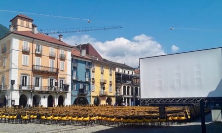 Piazza Grande a Locarno subito dopo la conclusione del Festival del film 2019