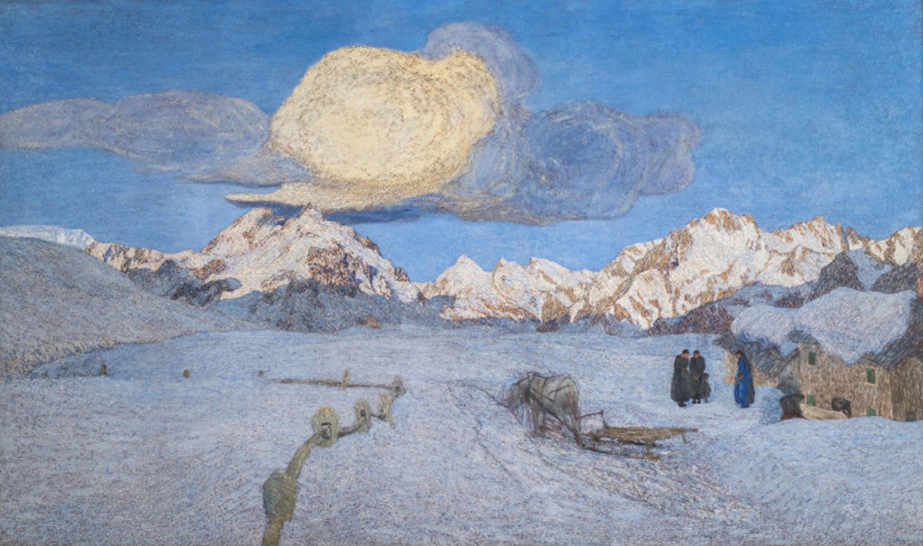 Giovanni Segantini, "La morte", 1896-1899, olio su tela