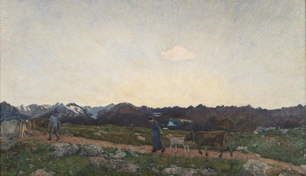 Giovanni Segantini, "La natura", 1897-1899, olio su tela