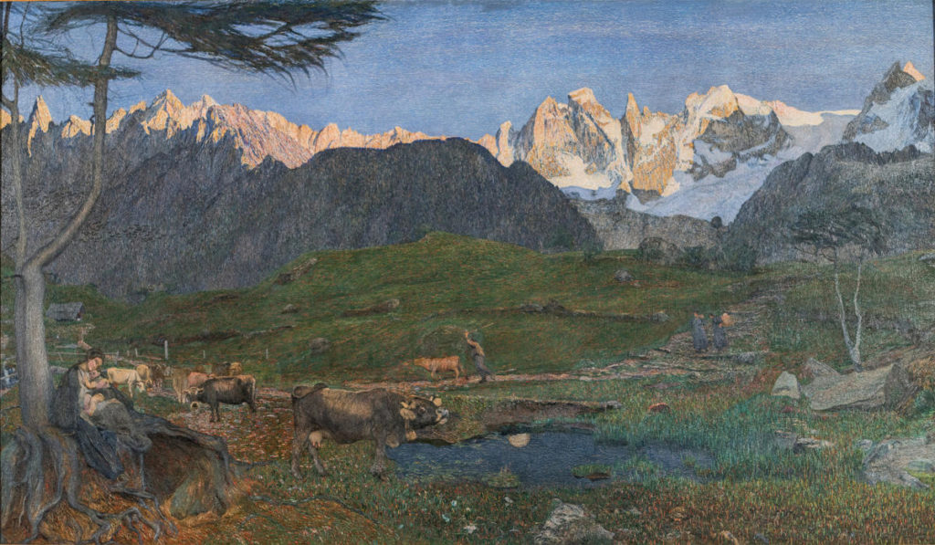 Giovanni Segantini, "La vita", 1896-899, olio su tela