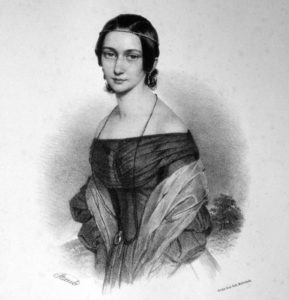 Clara Wieck Schumann nel 1838