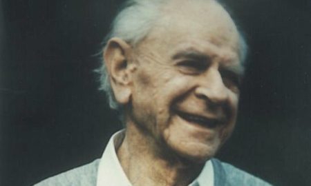 Karl Popper nel 1987