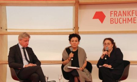 Frankfurter Buchmesse 2019 - Jürgen Boos con Olga Tokarczuk