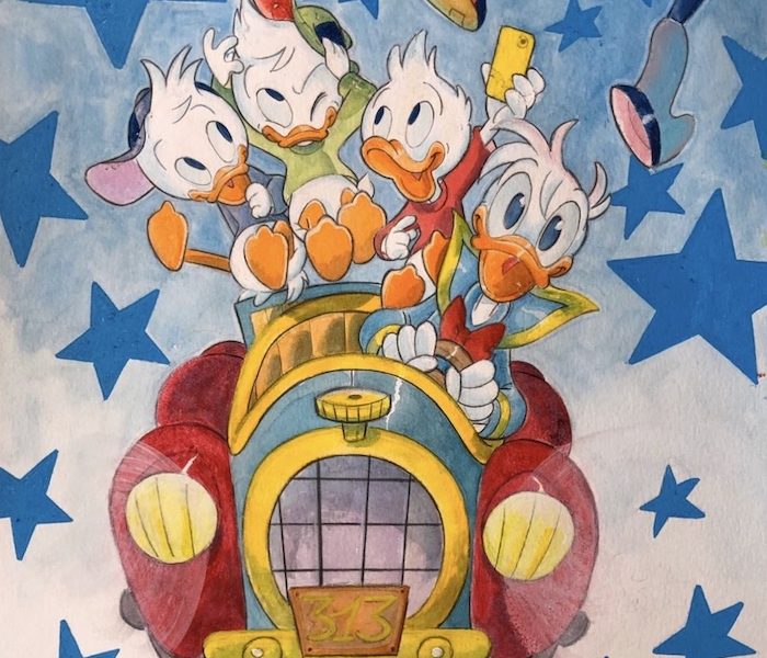 Paperino e Witch nell’opera grafica di Giada Perissinotto in mostra a