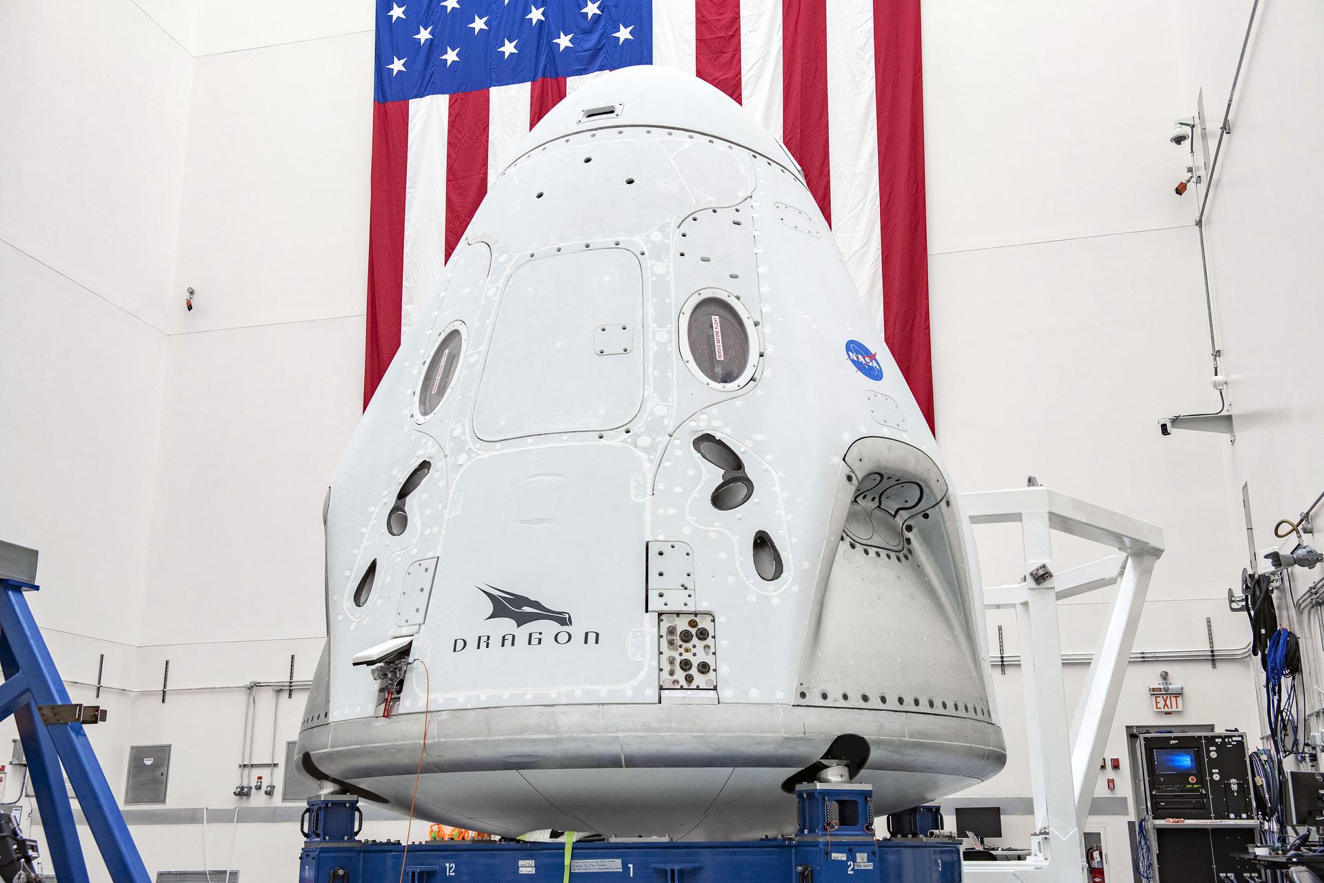 La capsula Crew Dragon di SpaceX
