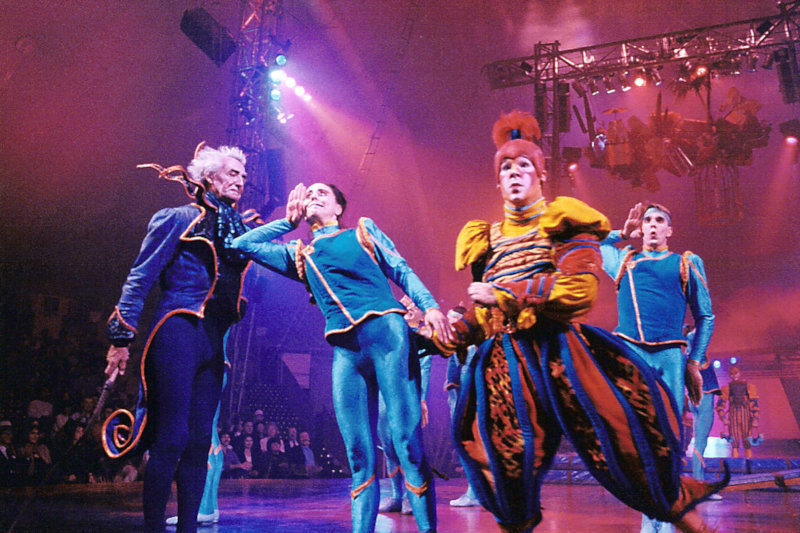Cirque du Soleil - Finale dello spettacolo "Nouvelle Expérience" del 1993