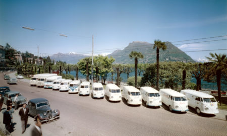 Vincenzo Vicari - Camion della fabbrica di gelati Luganella, 1960