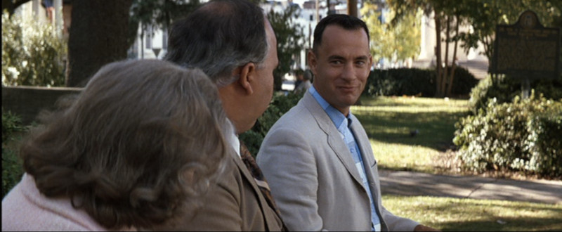 Una scena dal film "Forrest Gump"