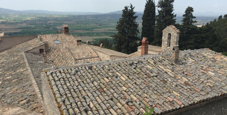 Eremo di Campello sul Clitunno (Spoleto) - Veduta dall'alto