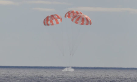 Artemis-1 - Splashdown della capsula Orion nell'Oceano Pacifico