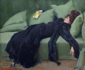 Ramón Casas, Dopo il ballo (Giovane decadente), 1899