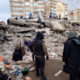 Le macerie di un edificio distrutto dal sisma a Diyarbakır, in Turchia