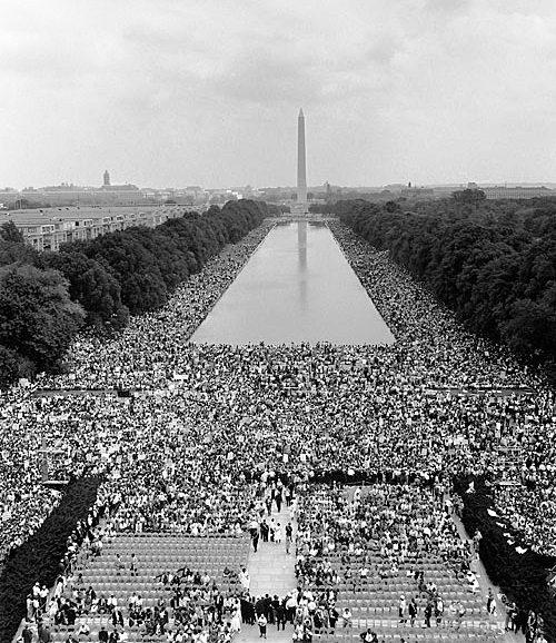 Folla oceanica a Washington, 28 agosto 1963