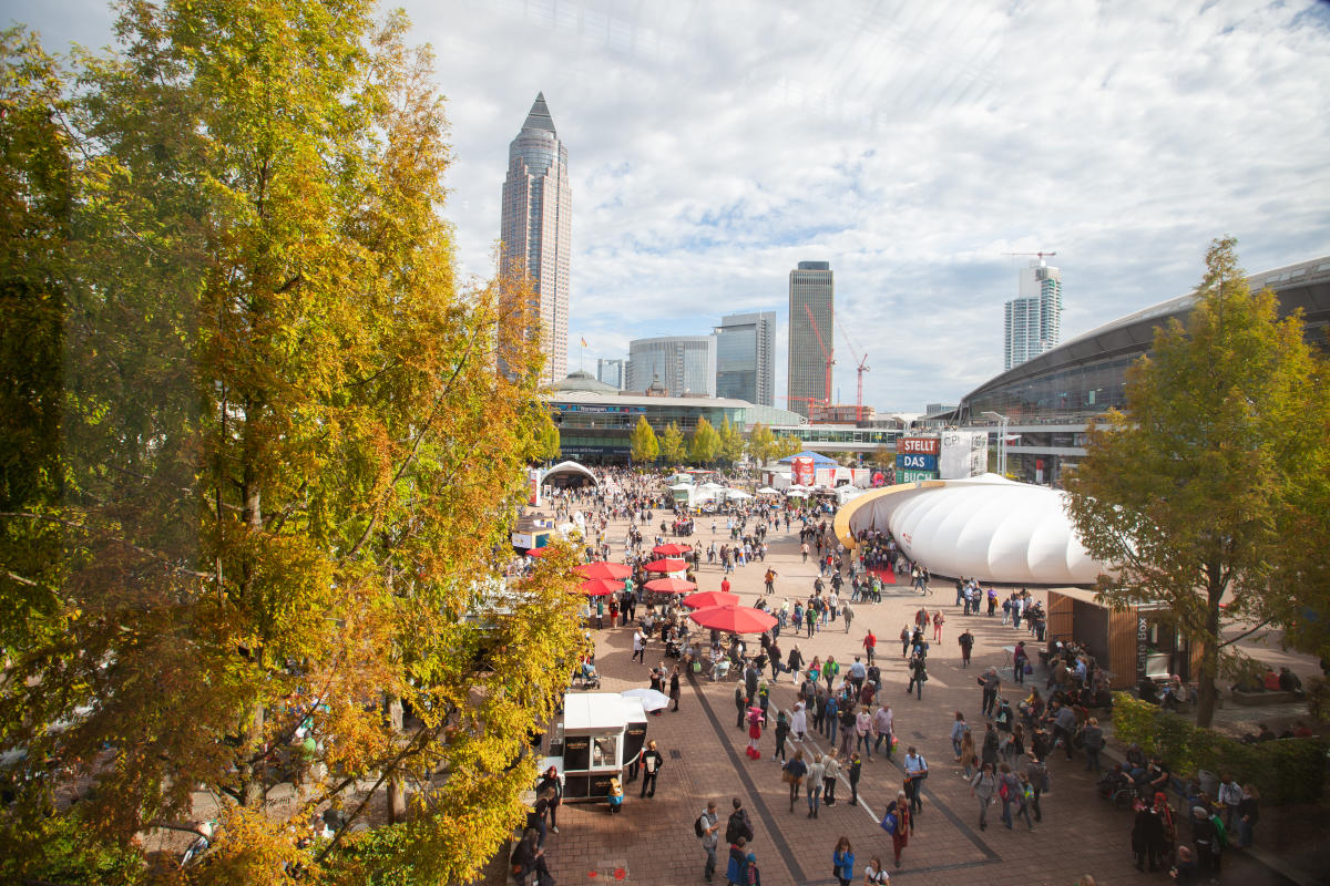 Frankfurter Buchmesse 2019 - Panoramica dell'agorà (Foto: Anett Weirauch / Frankfurter Buchmesse)