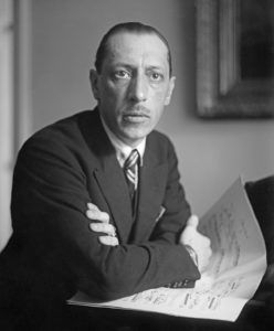 Igor Stravinsky in un'immagine degli anni '20 del Novecento