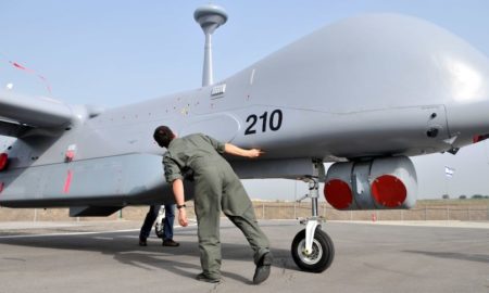 Un drone Ethan, in servizio presso l’aereonautica militare israeliana.