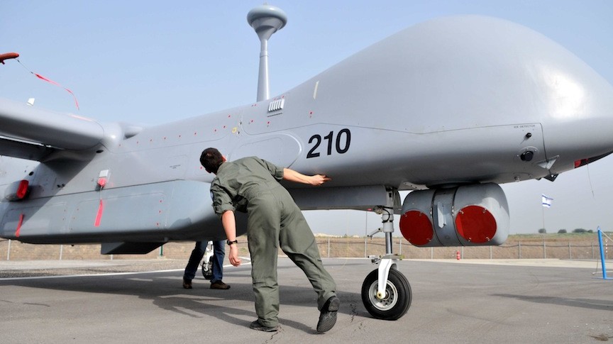 Un drone Ethan, in servizio presso l’aereonautica militare israeliana.