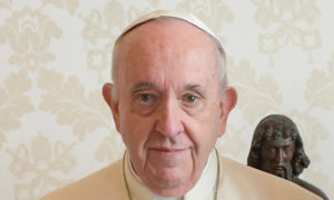 Papa Francesco in un'immagine del 2021