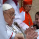 Papa Francesco durante la benedizione Urbi et Orbi della Pasqua 2025
