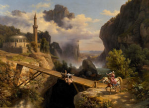 Giuseppe Bisi, "Orlando e Rodomonte combattono alla presenza di Fiordiligi"