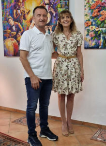 La Galerie Caslano - Mariagrazia Poncia con Slava Posudevsky