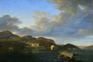 Giuseppe Bisi, "Veduta di Villa Sommariva", 1822
