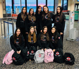 Il gruppo di ballerine CHROMATIC della Scuola MAT