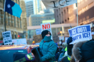 Proteste contro la polizia federale ICE a Minneapolis, 23 gennaio 2026