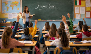 Allievi in una classe di francese