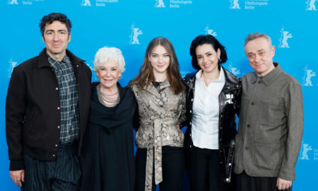 İlker Çatak, İpek Bilgin, Leyla Smyrna Cabas, Özgü Namal e Tansu Biçer alla Berlinale 76
