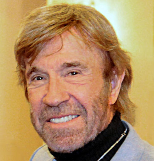 Chuck Norris in un'immagine del 2015