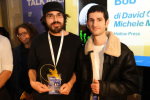 InnovaComiX 2026 - Cygne d’Or per il miglior fumetto: Bob, David Genchi, Michele Marchetti (Hollow Press)