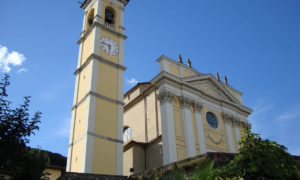 La collegiata, chiesa parrocchiale dei Santi Giovanni Battista e Provino ad Agno