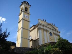 La collegiata, chiesa parrocchiale dei Santi Giovanni Battista e Provino ad Agno