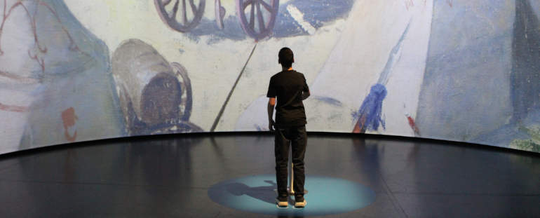 Museo cantonale bernese di storia - Mostra sulla battaglia di Morat - La versione digitale del panorama del 1894