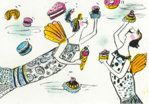 Mostra "Donne, mare...e pasticcini" di Gaby Fluck