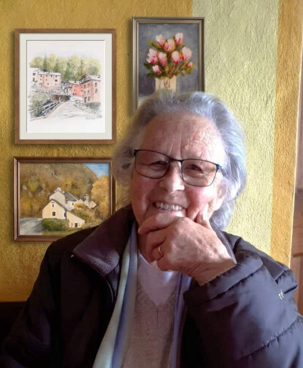 L'artista Alma Pezzoli