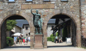 Limes nel Taunus – Porta principale (porta praetoria) della Saalburg
