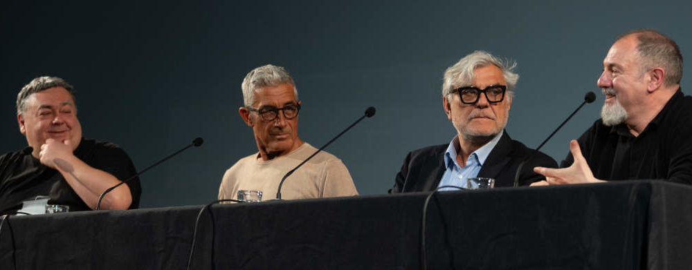 Da sin.: Luca Crovi, Silio Bozzi, Giancarlo De Cataldo e Carlo Lucarelli (Foto: Sabrina Montiglia)