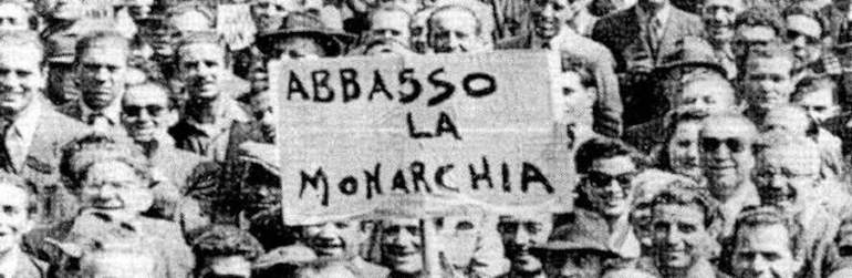 1946, manifestazione per la Repubblica