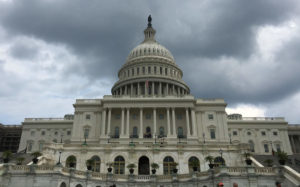 Il Campidoglio a Washington, D.C., sede dei due rami del Congresso statunitense